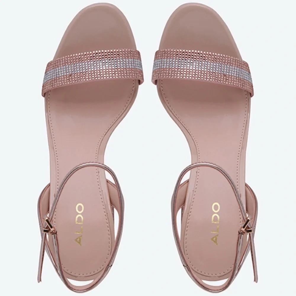 ALDO ROSE GOLD HEELS - Picture 3 of 6